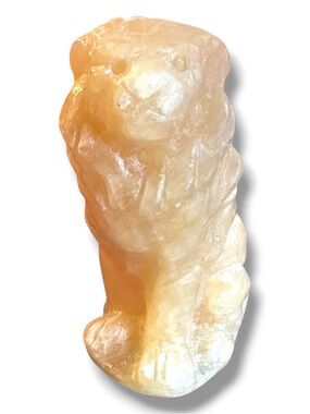 Honey Calcite Crystal Lion